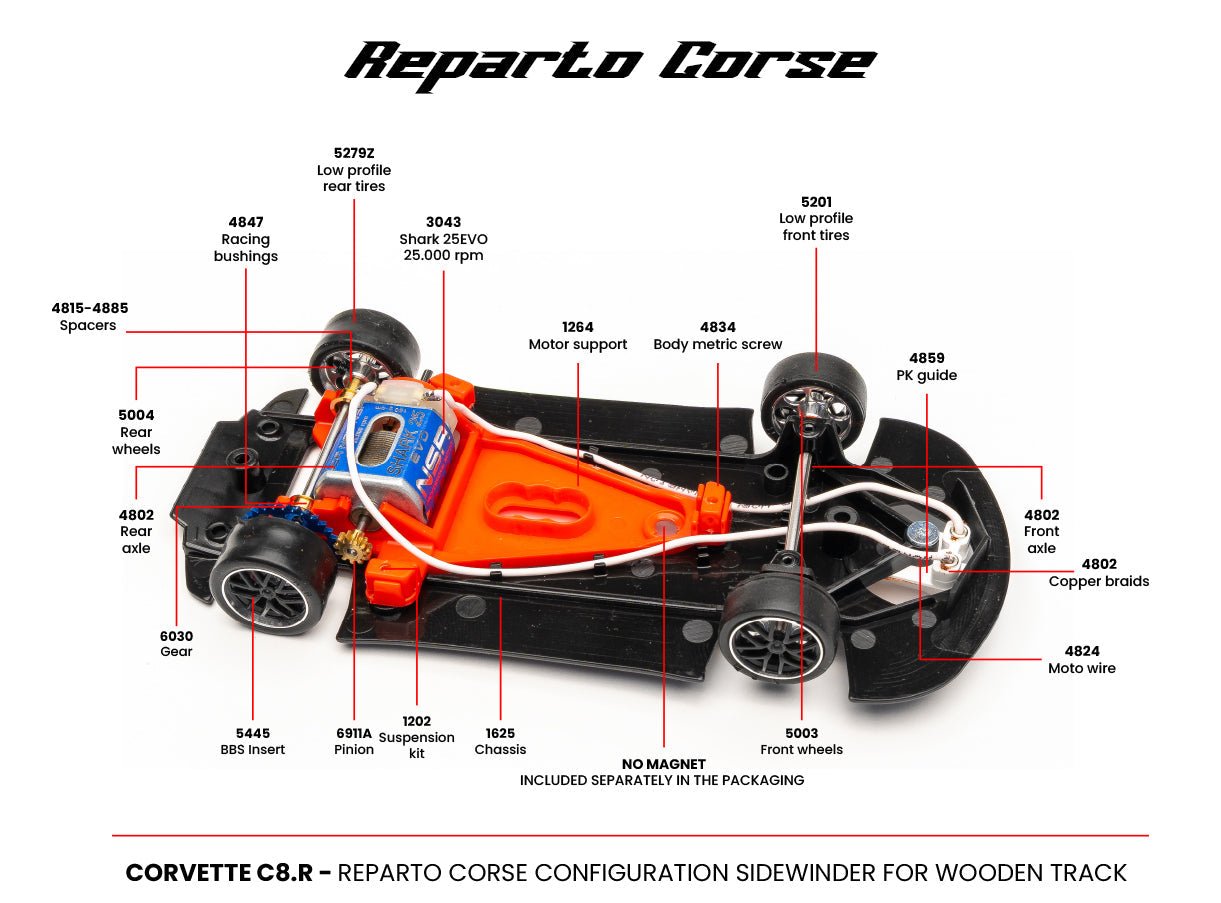 NSR | Chevrolet Corvette C8.R | 41 Repsol - Tribute Livery | Reparto Corse - Wood Tracks | 0441RCW