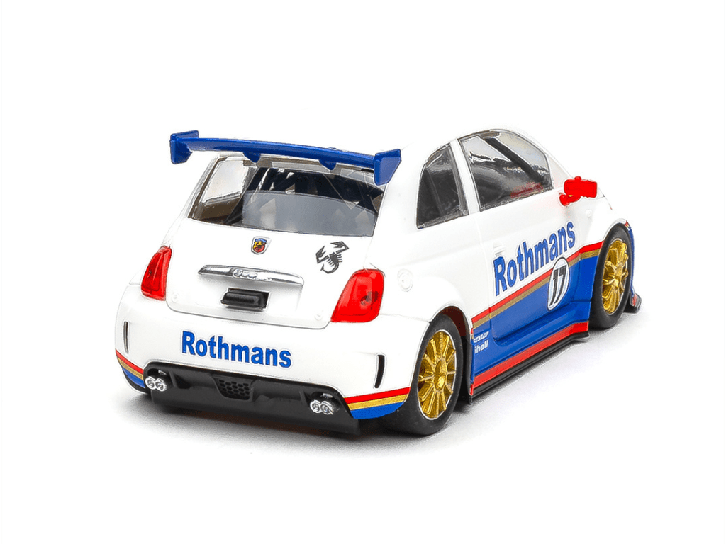 NSR | Fiat 500 Abarth | 17 Rothmans | 0609SW | 1/32 Slot Car