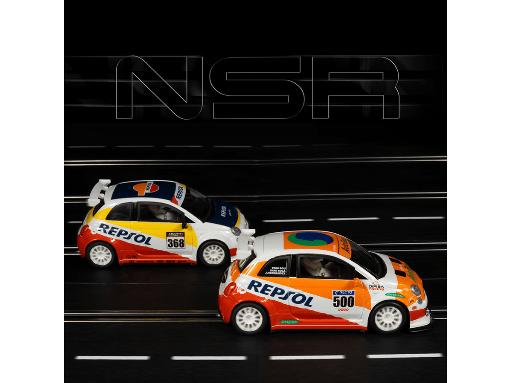 NSR | Fiat 500 Abarth | 500 Repsol | 0337SW | 1/32 Slot Car