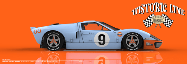 NSR | Ford GT Mk I | 9 Gulf JWA - Le Mans 1968 | Historic Line | HL08