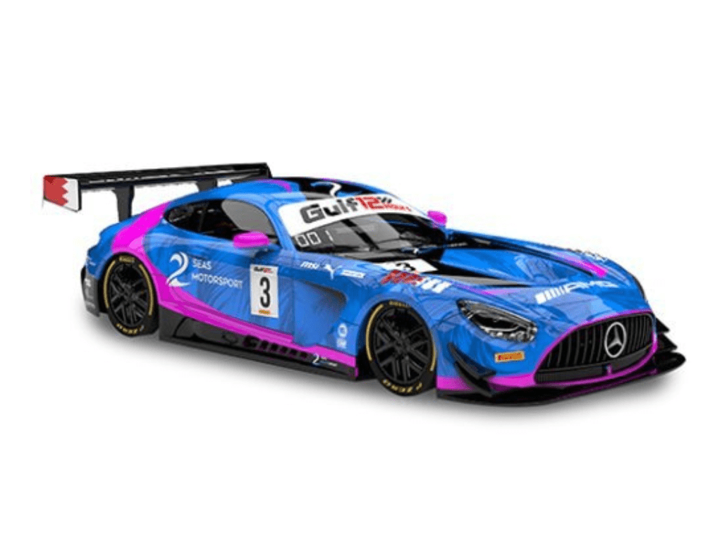 NSR | Mercedes - AMG GT3 Evo | #3 2 Seas Motorsport - Intercontinental GT 2023 | PRE - ORDER - 0542SW Sidewinder