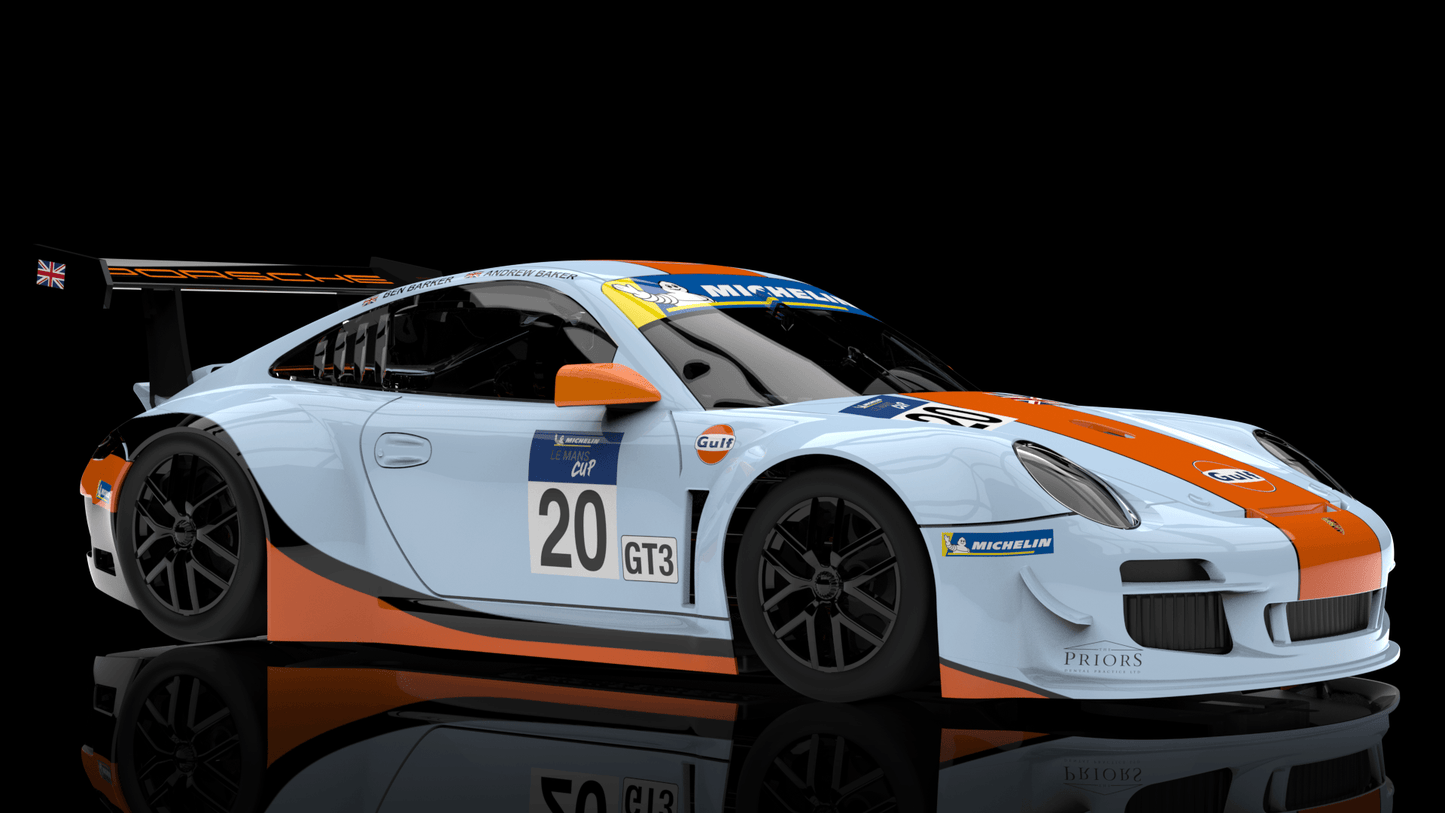 NSR | Porsche 911 GT3 R | 20 Gulf Racing UK | 0617SW | 1/32 Slot Car