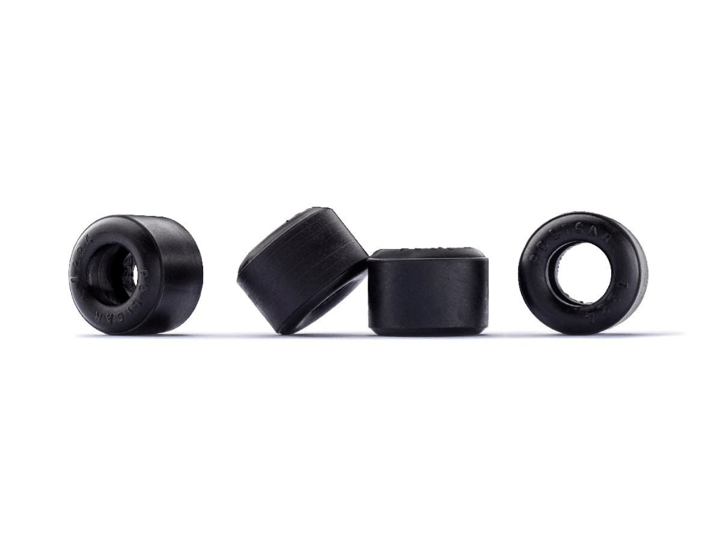 Policar | C1 Rubber Tires | 19x13.8mm - Slick | x4 Pack | PPT1224C1