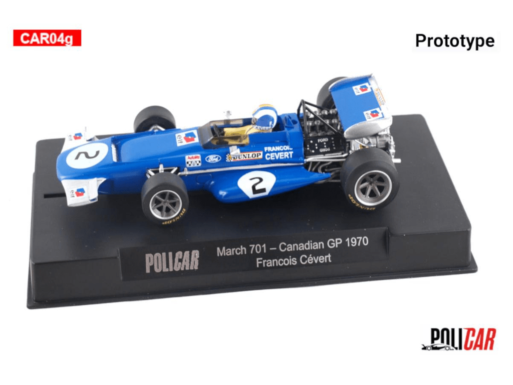 Policar | March 701 | 2 François Cevert | PCAR04G | 1/32 Slot Car
