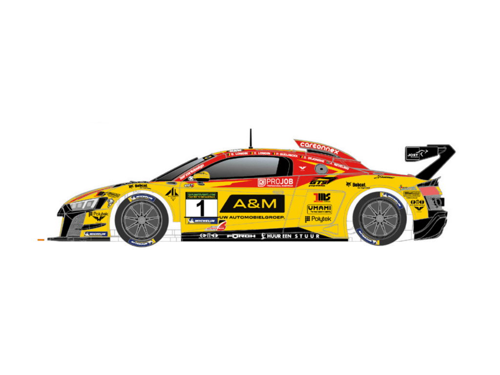 Scaleauto | Audi R8 LMS GT2 | #1 PK Carsport - GT2 European 2023 | Home Series | PRE - ORDER - SC - 6421