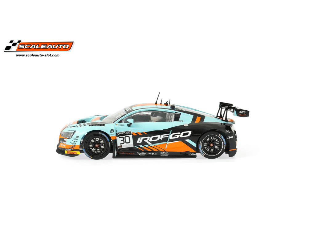 Scaleauto | Audi R8 LMS GT3 Evo | #30 Gulf ROFGO - GT Challenge Europe 2021 | Home Series | PRE - ORDER - SC - 6352