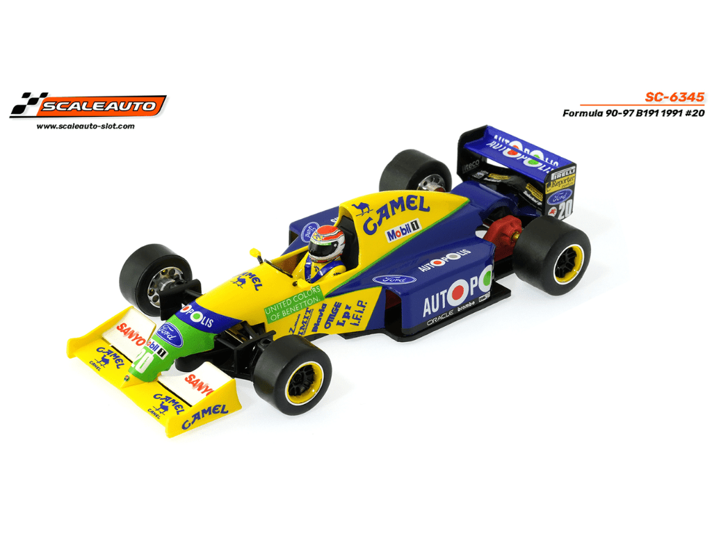 Scaleauto | Benetton B191 | #20 Nelson Piquet - Formula 1 1991 | Formula 90/97 Series | SC - 6345