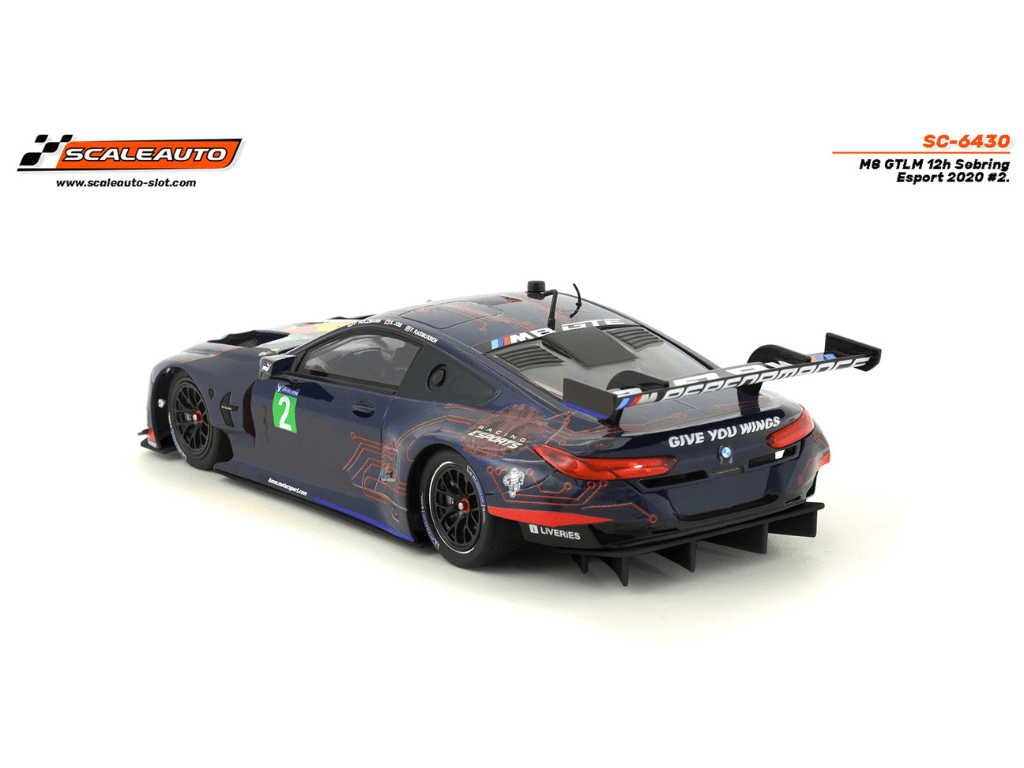 Scaleauto | BMW M8 GTE | 2 E - Sports | Home Series | SC - 6430 | 1/32 Slot Car