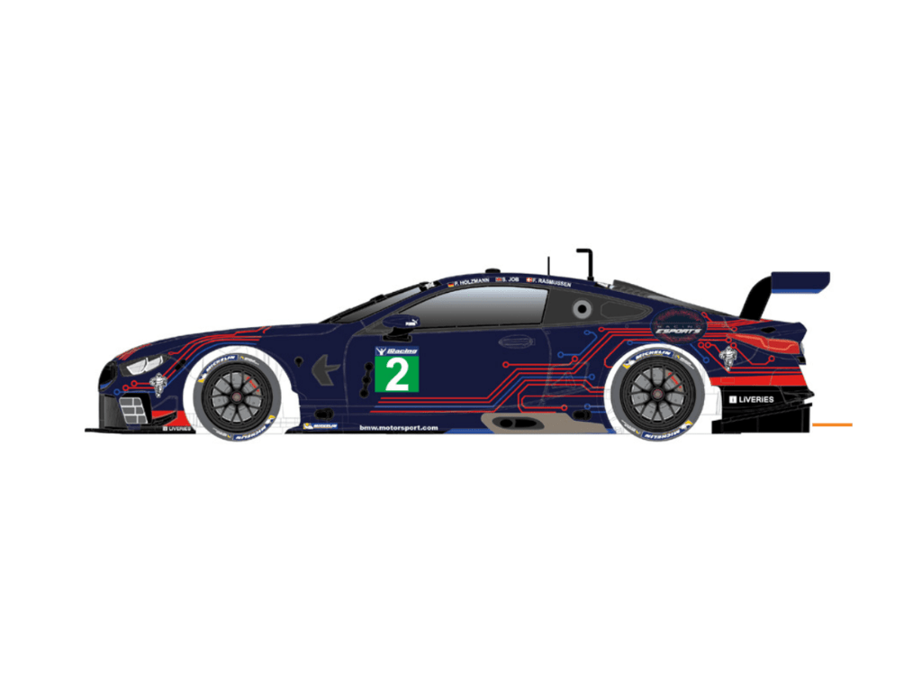 Scaleauto | BMW M8 GTE | #2 E - Sports - SIM 120 Cup 2020 | Home Series | PRE - ORDER - SC - 6430