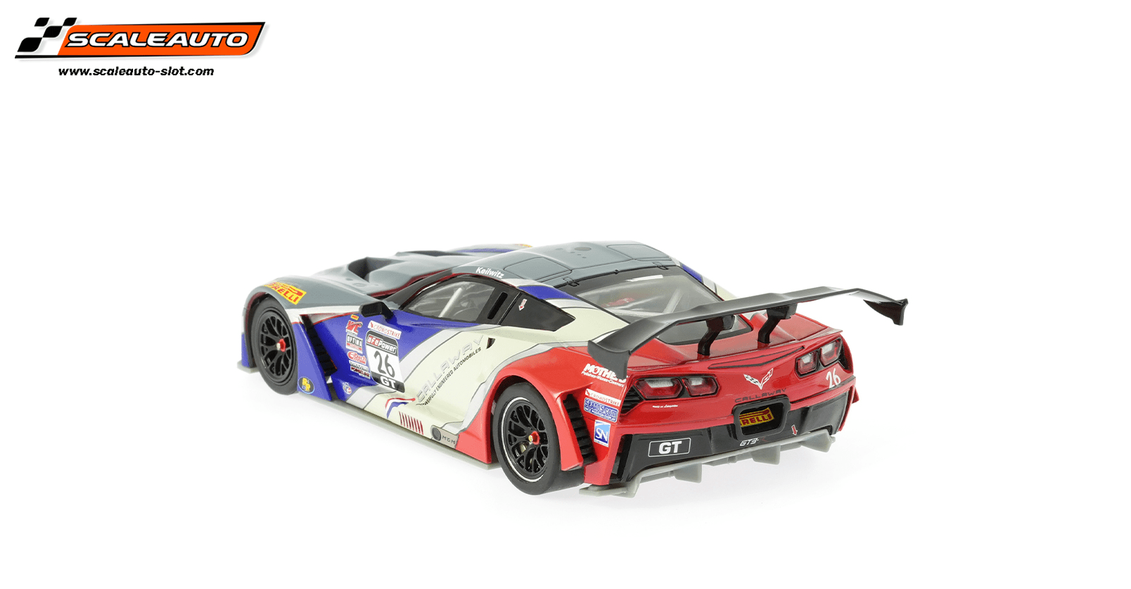 Scaleauto - Callaway Corvette C7 GT3 - R - #26 Callaway Competition - PWC 2018 - R Series - SC - 6350R