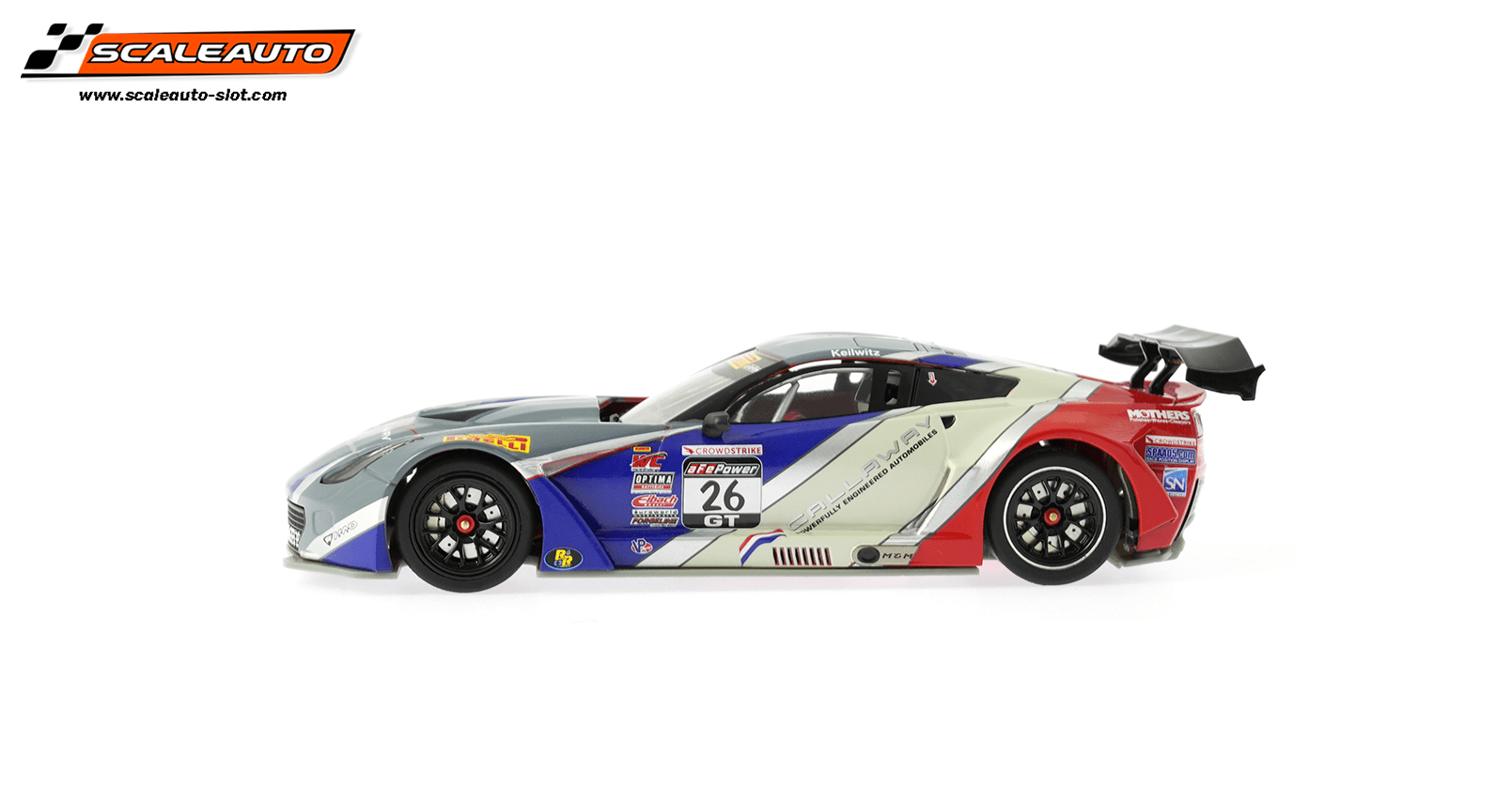 Scaleauto - Callaway Corvette C7 GT3 - R - #26 Callaway Competition - PWC 2018 - R Series - SC - 6350R
