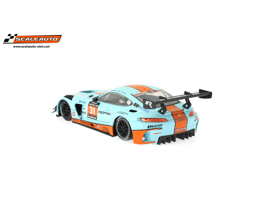 Scaleauto | Mercedes - AMG GT3 | #31 Gulf ROFGO - 24H GT Series 2018 | Home Series | PRE - ORDER - SC - 6355