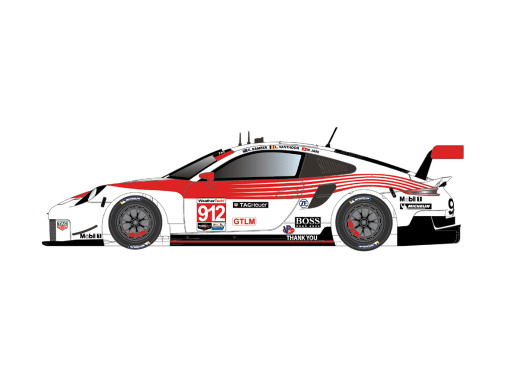 Scaleauto | Porsche 911 RSR - 19 | #912 Porsche GT Team - Sebring 2020 | Home Series | PRE - ORDER - SC - 6296
