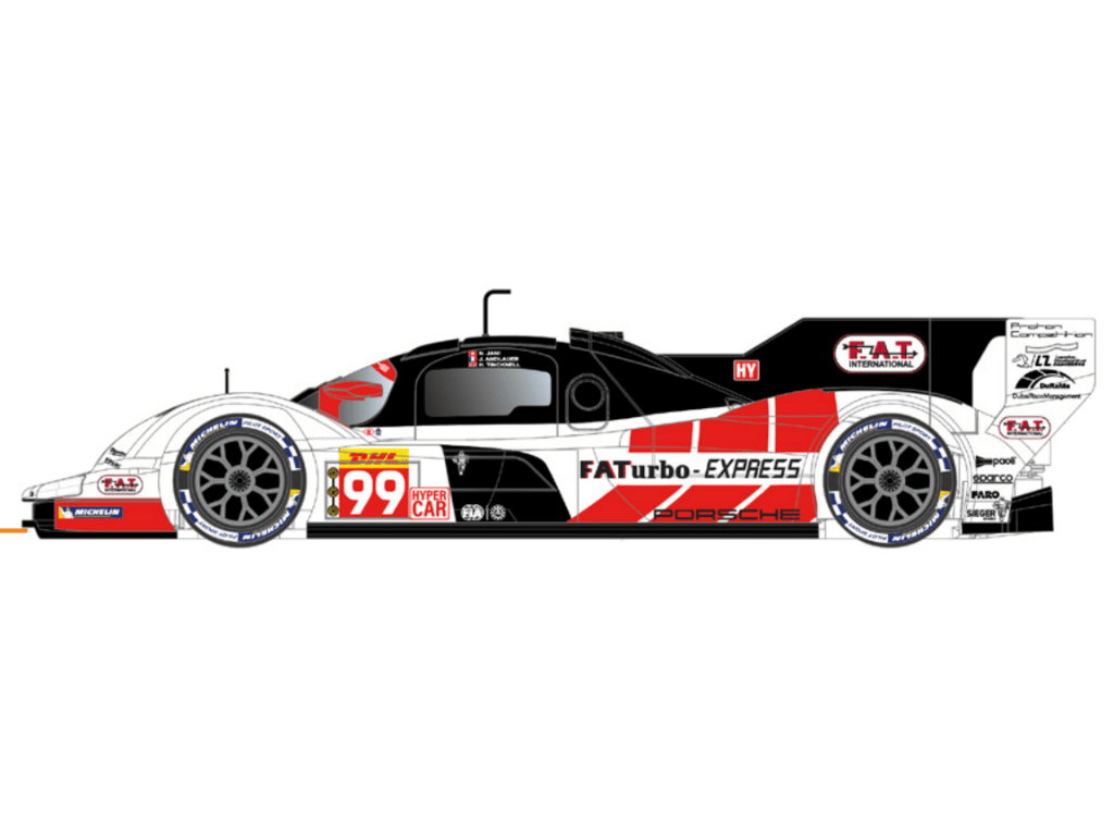 Scaleauto | Porsche 963 | #99 FATurbo Express - WEC 2024 | PRO Series | PRE - ORDER - SC - 6409