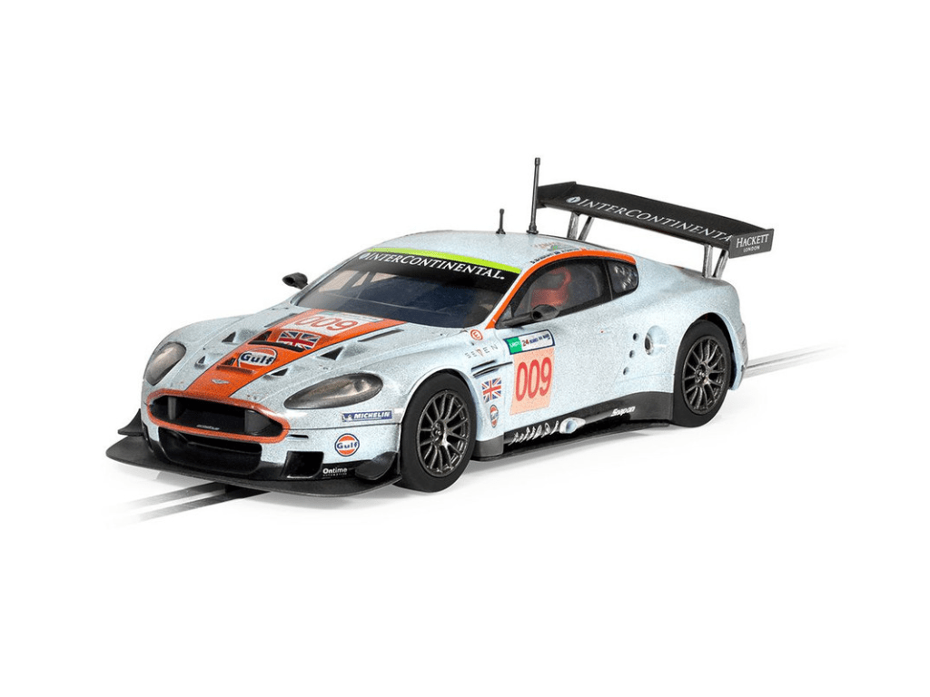 Scalextric | Aston Martin DBR9 | #9 Gulf ROFGO 'Dirty Girl' | Race Dirty Effect | C4316
