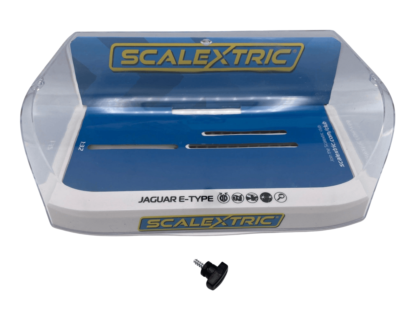 Scalextric | Display Case w/ White Base | Assorted Base Plate