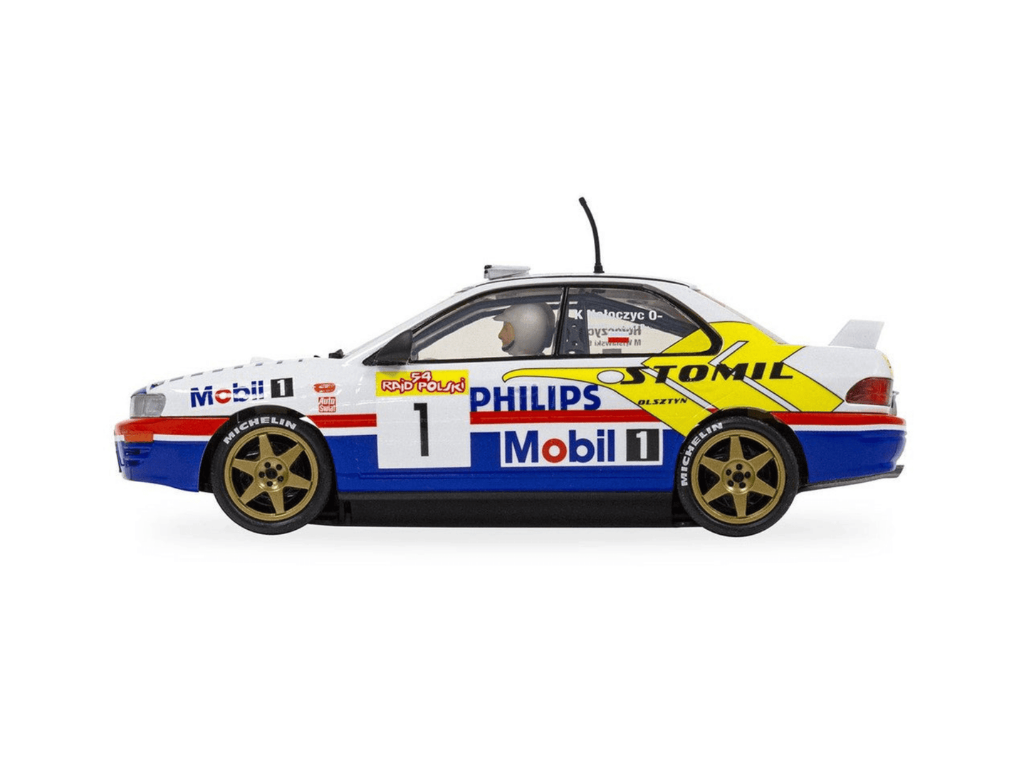 Scalextric | Subaru Impreza 555 | 1 Stomil Olsztyn Mobil1 - ERC 1997 | C4507