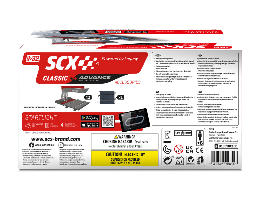 SCX 1:32 | Start Light | U10590 | 1/32 Slot Car Track