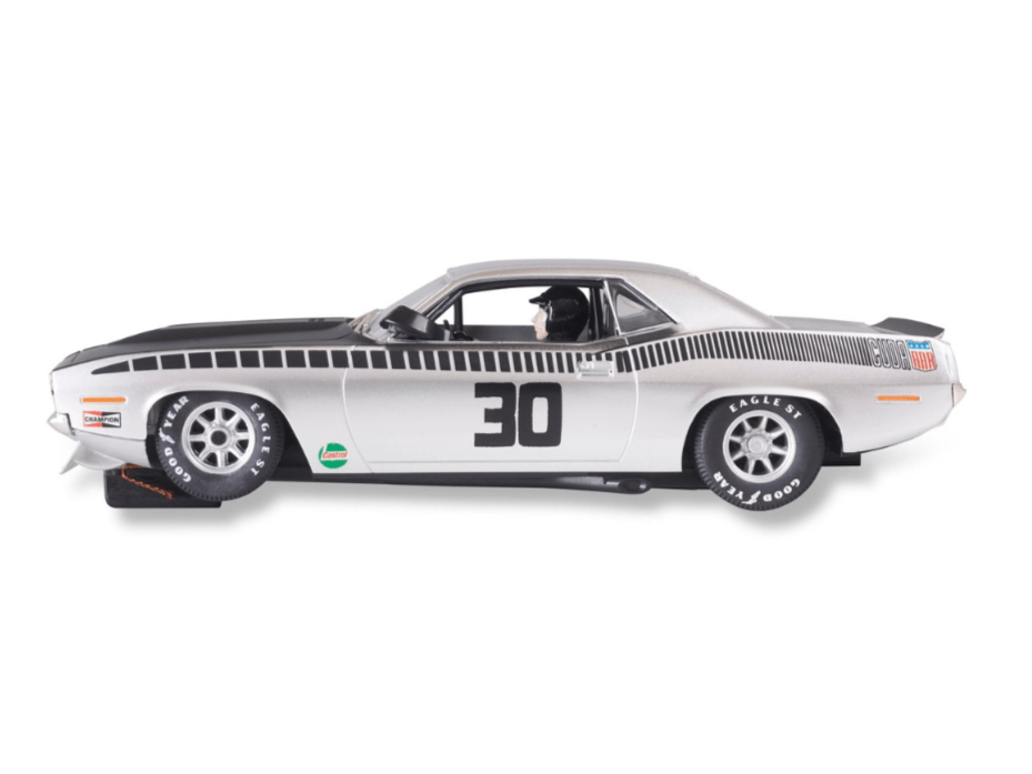 SCX Advance | Plymouth AAR 'Cuda | #30 Silver - Trans - Am 1970 | Digital | PRE - ORDER - E10432