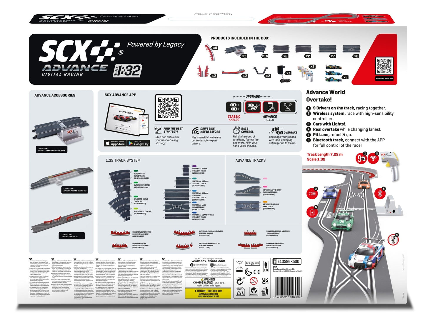 SCX Advance | Pole Position | Digital Slot Car Racing Set | E10596