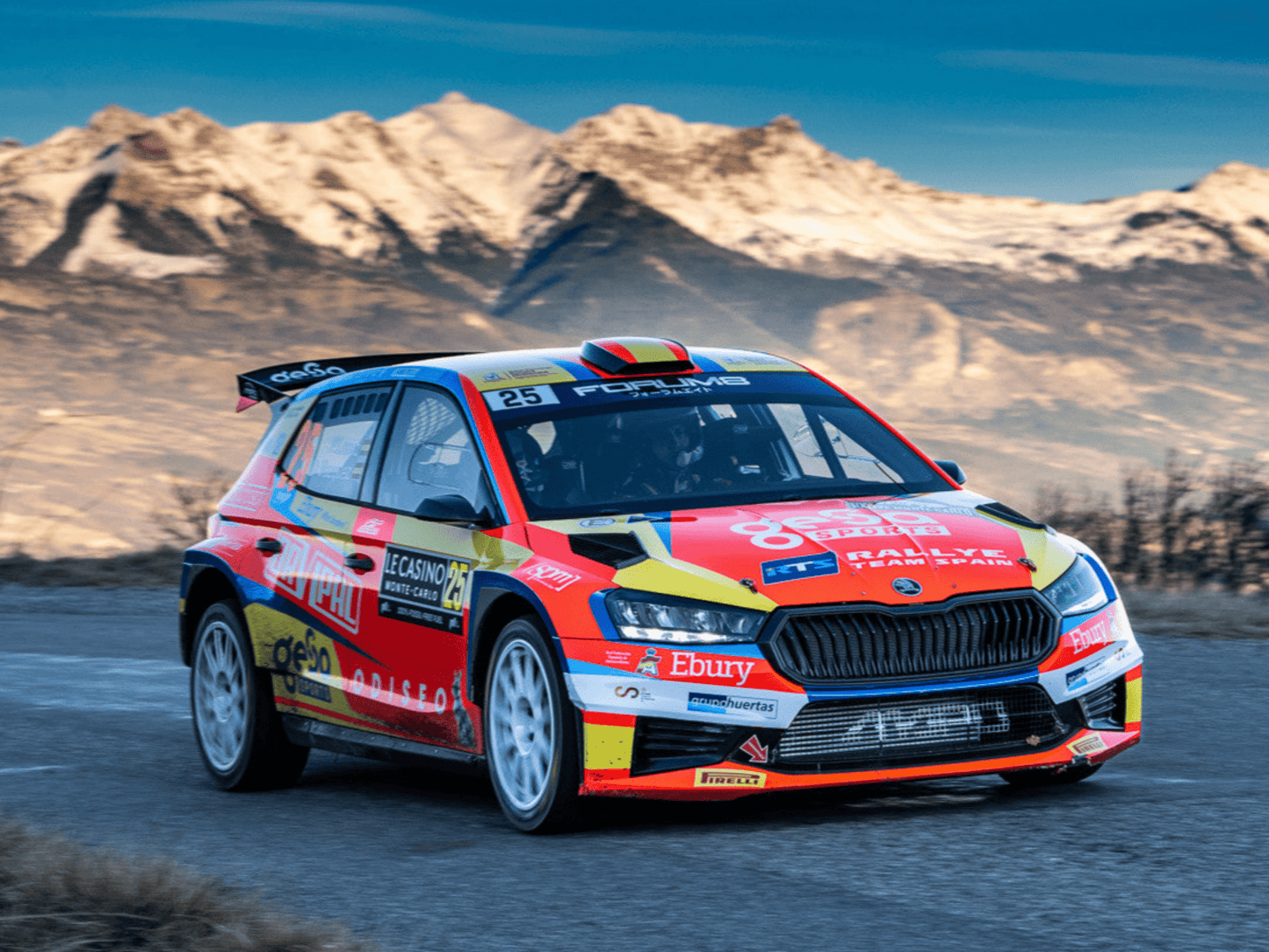 SCX Classic | Škoda Fabia RS Rally2 | 25 Rallye Team Spain - WRC2 2024 | Analog 4WD | U10566