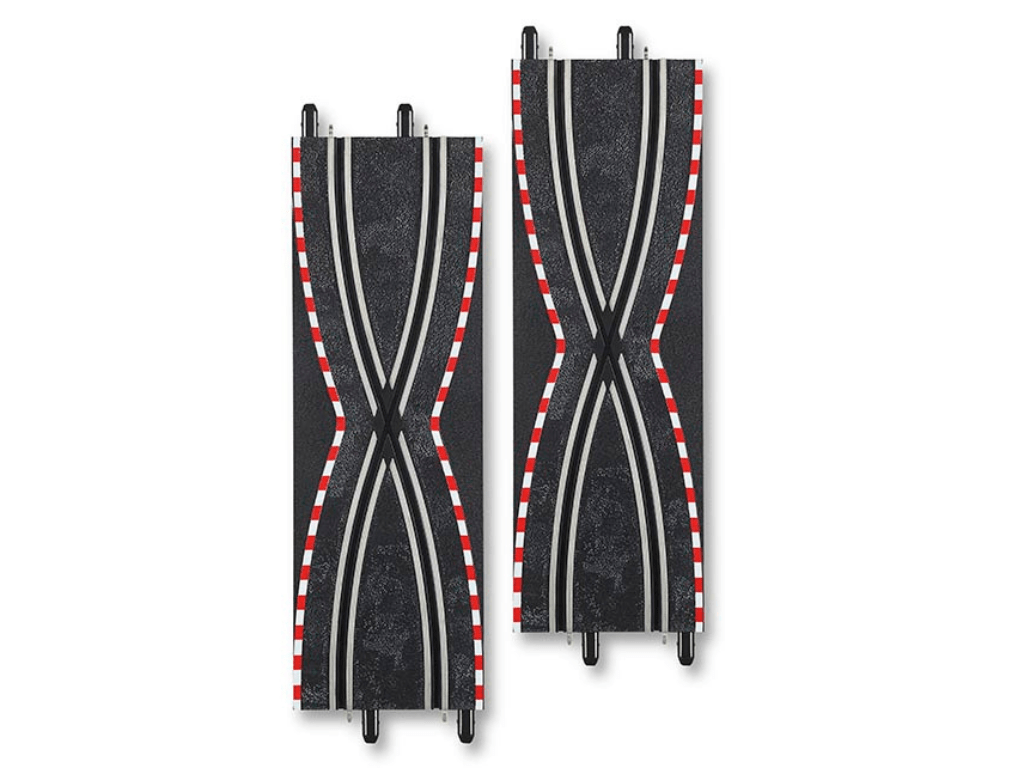 SCX Compact 1:43 | Lane Change Section - Straight Track | x2 Pack | C10472