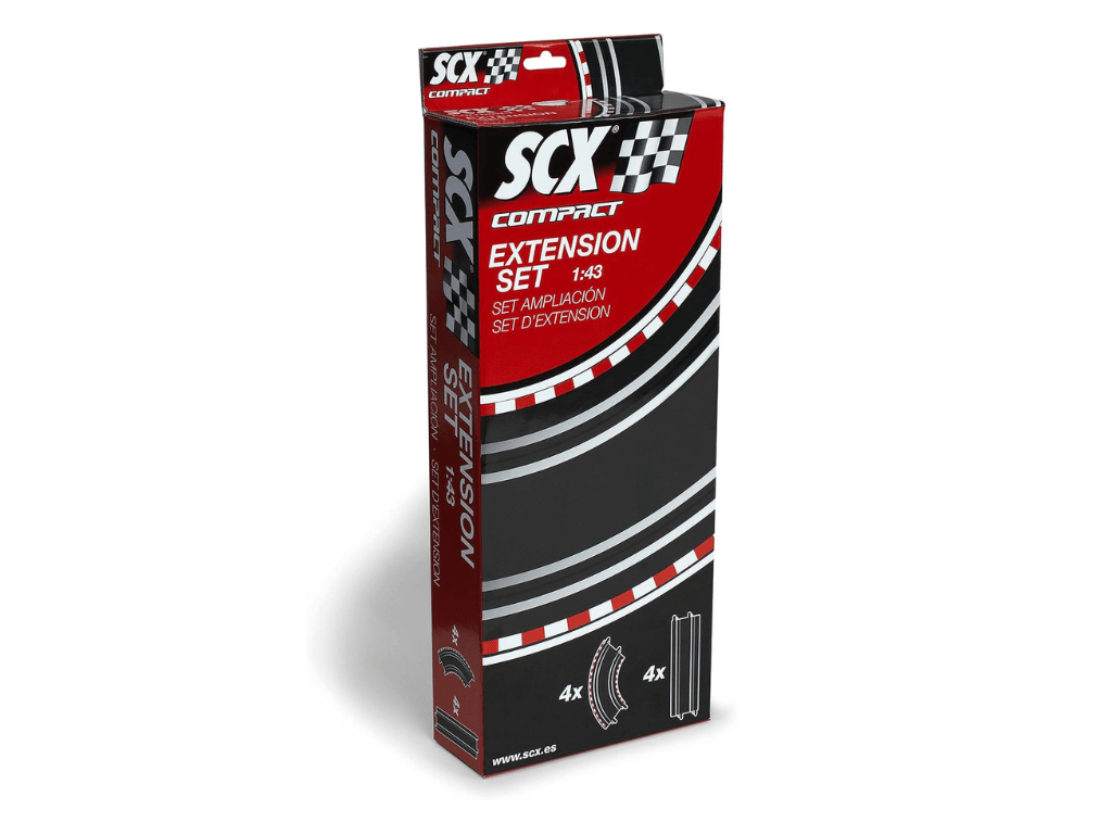 SCX Compact 1:43 | Track Extension Set - 2 | C10315 | 1/43 Slot Car Track