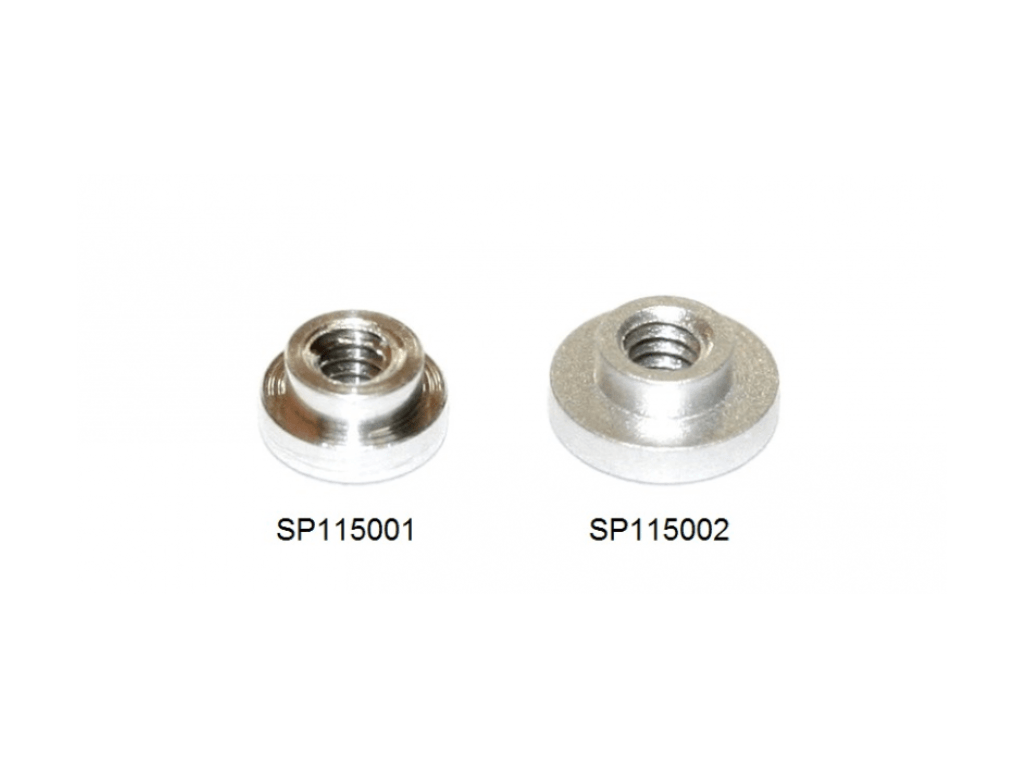 Sloting Plus | Suspension Spring Collars - M2 | Aluminum | x6 Pack | SP115001