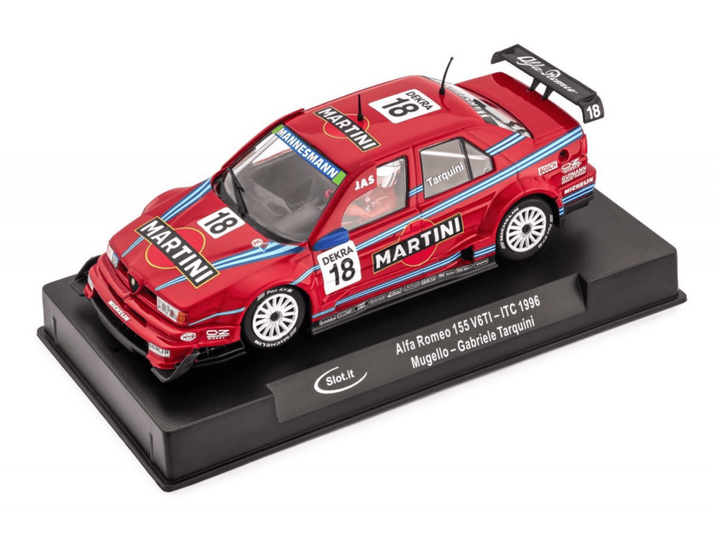 Slot.it | Alfa Romeo 155 V6 Ti | 18 Martini JAS Motorsport - ITC 1996 | CA45B