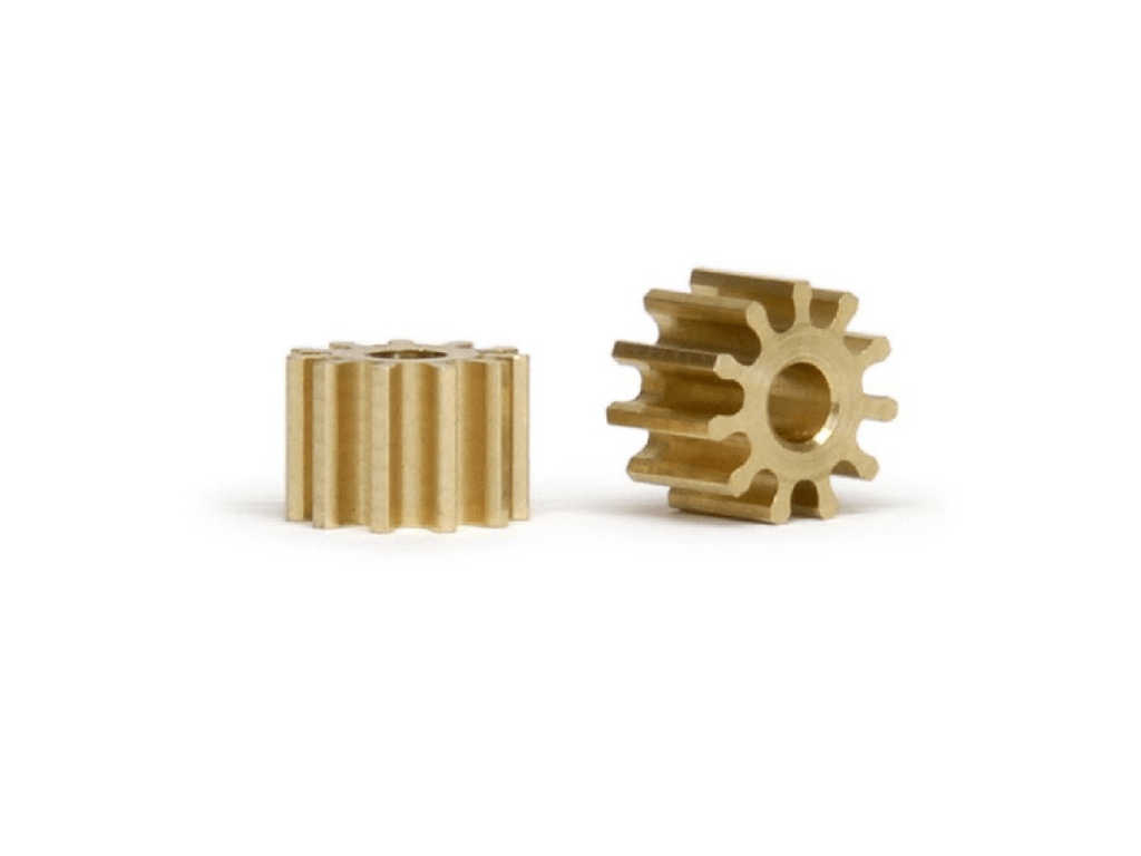 Slot.it | Anglewinder Pinion Gear - Brass | 6mm Diameter | 11 Tooth | x2 Pack | PI6011O