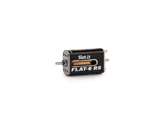 Slot.it | Flat - 6 RS Motor - 25,000 RPM - 240g/cm | Slim Long Can | MN14H