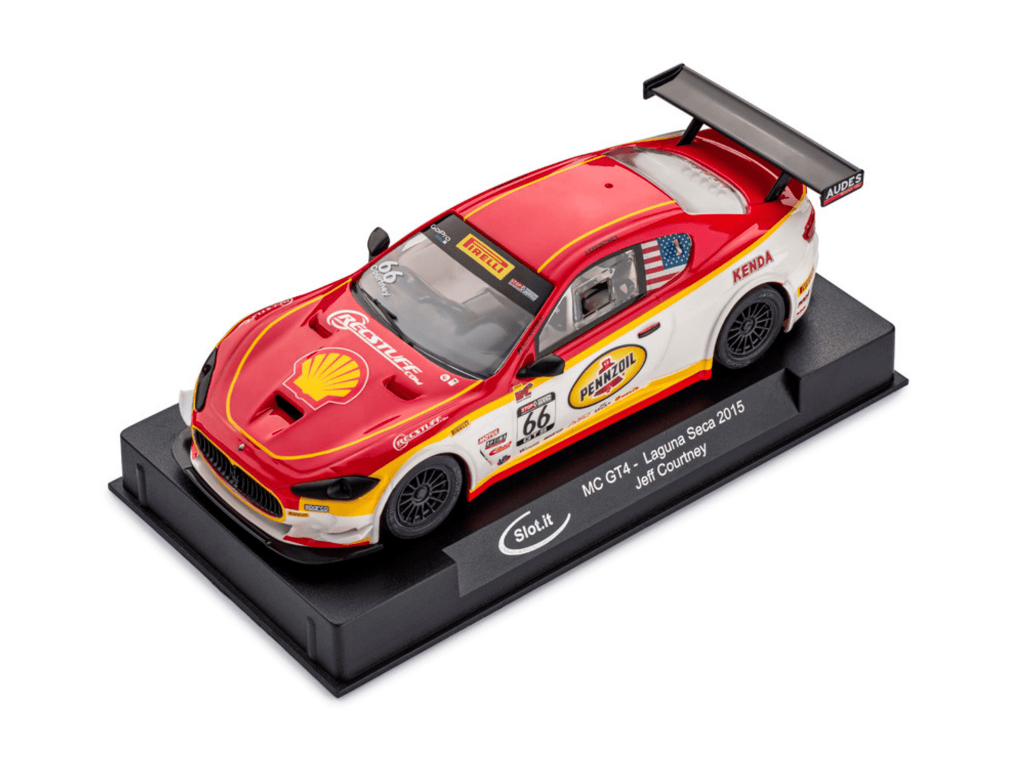 Slot.it | Maserati MC GT4 | 66 Shell - Laguna Seca 2015 | CA48B