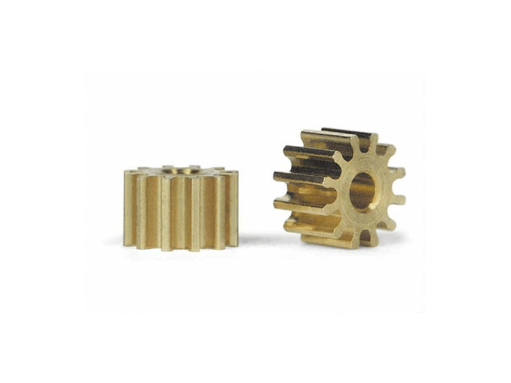Slot.it | Sidewinder Pinion Gear - Brass | 6.5mm Diameter | 12 Tooth | x2 Pack | PS12