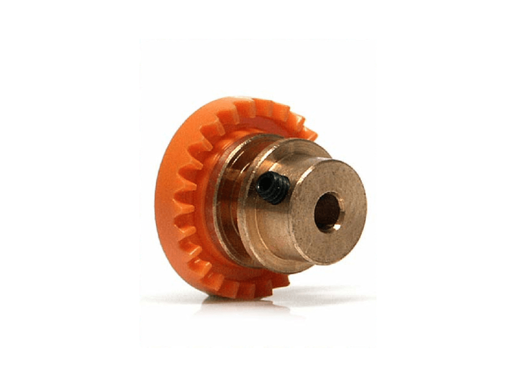 Slot.it | Step 2 Inline Crown Gear - Bronze | 25 Tooth | 3/32" / 2.38mm Axles | GI25 - BZ