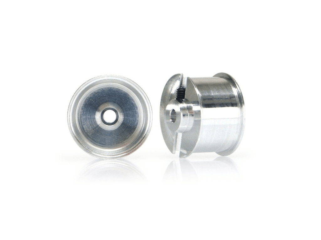 Slot.it | Wheels | Aluminum - Sponge Tires | 14.2x9.5mm | Short Hub | x2 Pack | W14209515A