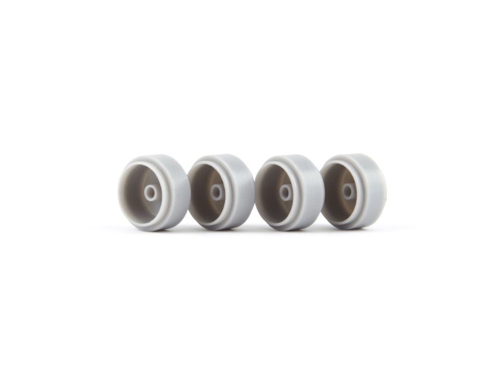 Slot.it | Wheels - Plastic x4 Pack - 15.8 x 8.2 x 1.5mm | Short Hubs | W15808215P