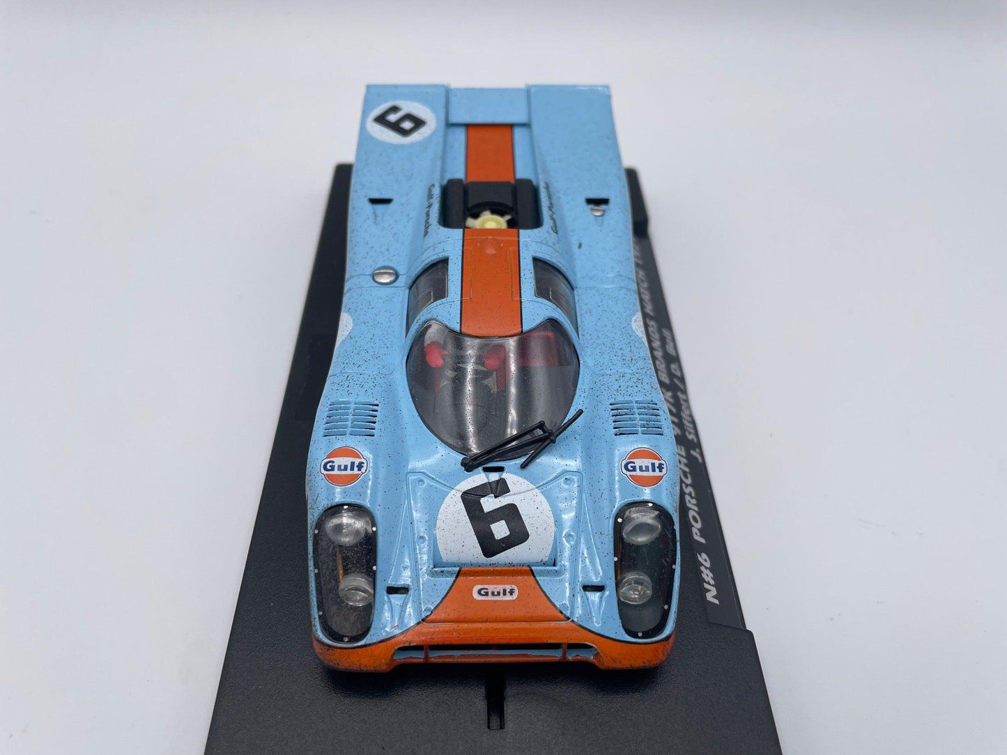 Slotwings - Porsche 917K - #6 Gulf - Brands Hatch 1971 - Race Dirty Effect - W005 - 05A - Amanda’s Hobbies