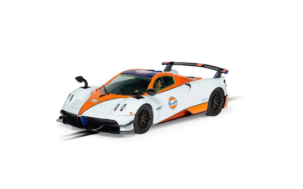 Scalextric | Pagani Huayra Roadster BC | Gulf Edition | C4335 | 1/32 Scale Slot Car