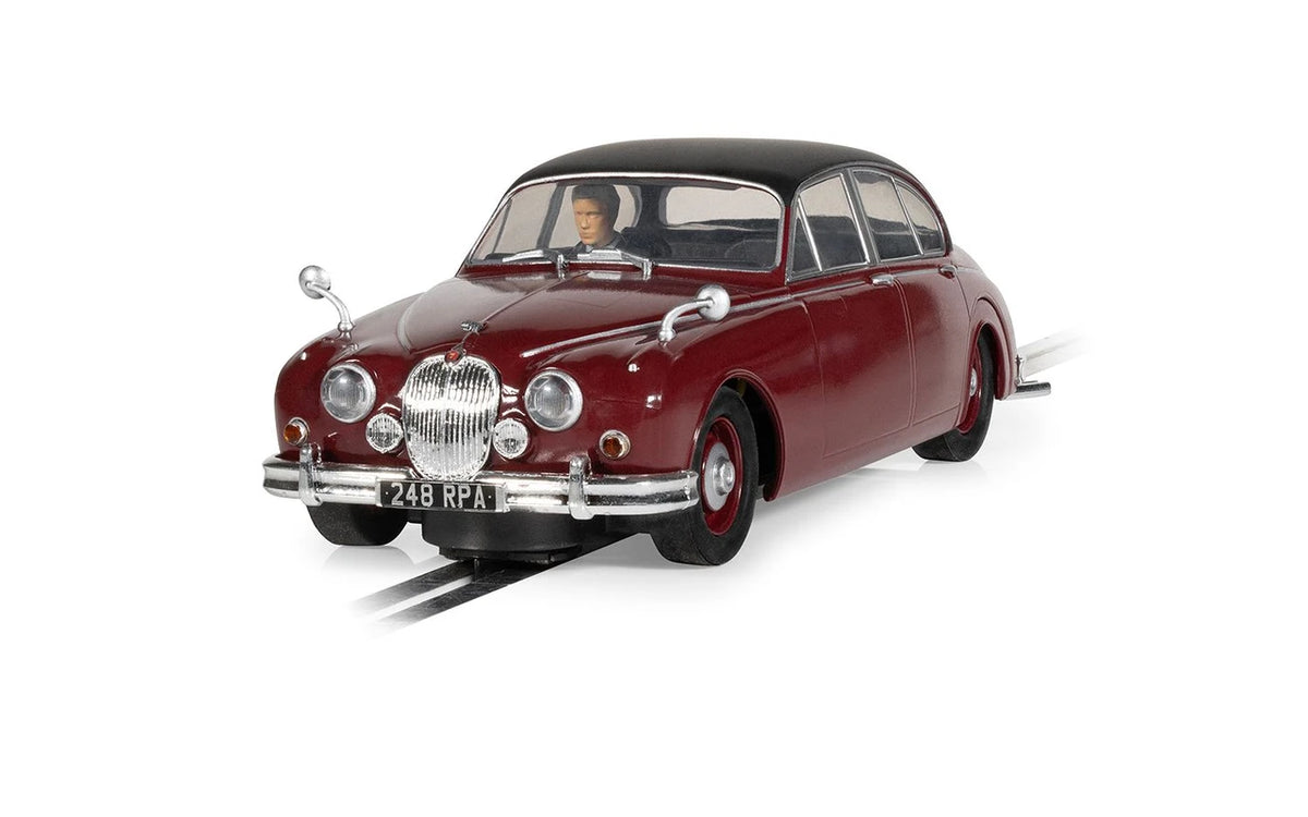Scalextric | Jaguar Mark II 2.4L (1960) | Regency Red | Inspector Morse (1987-2000) | C4502 | 1/32 Scale Slot Car
