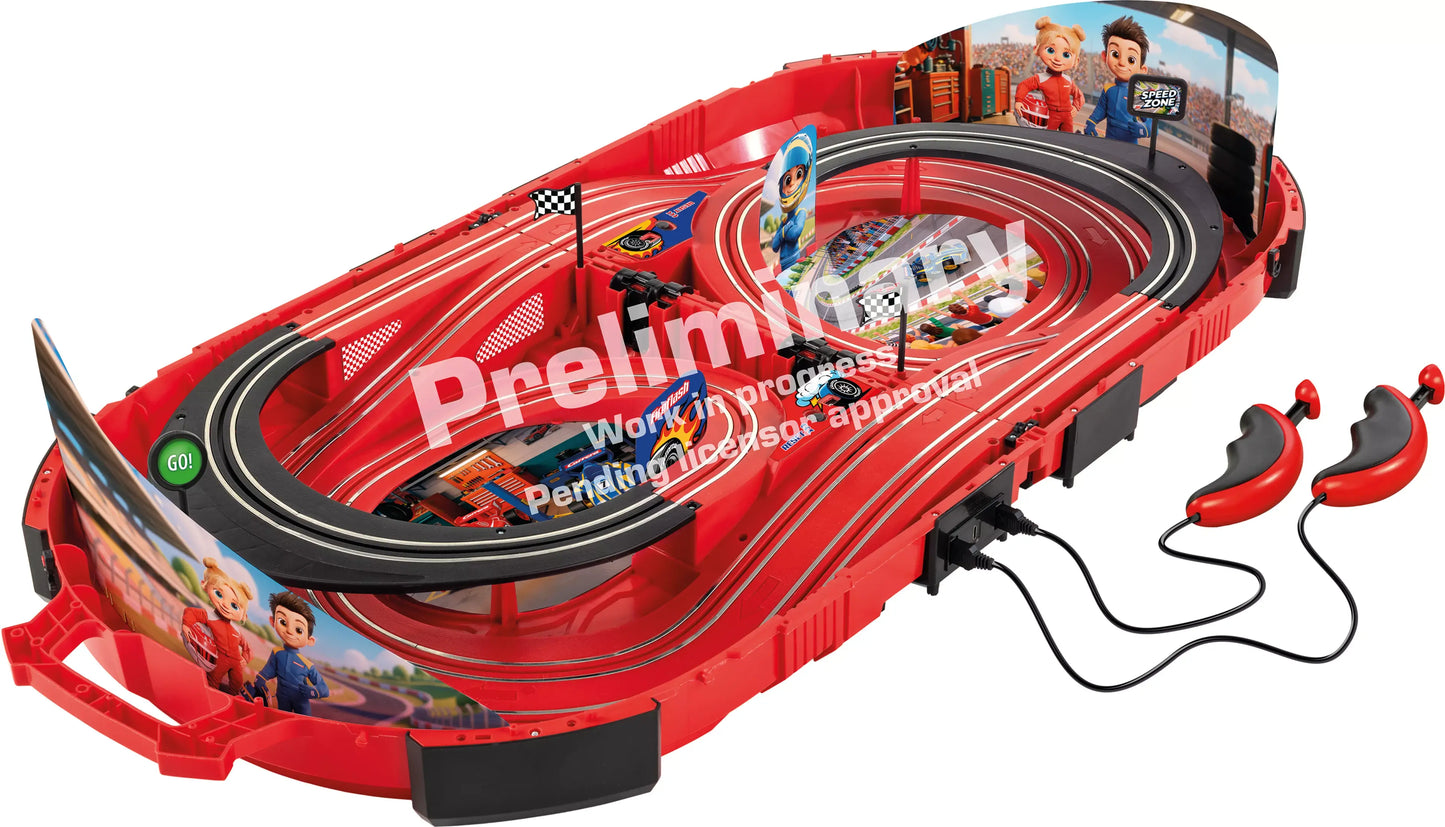 Carrera First | Formula Kidz | Speed Arena | 16004 | 1/50 Slot Car Racing Set
