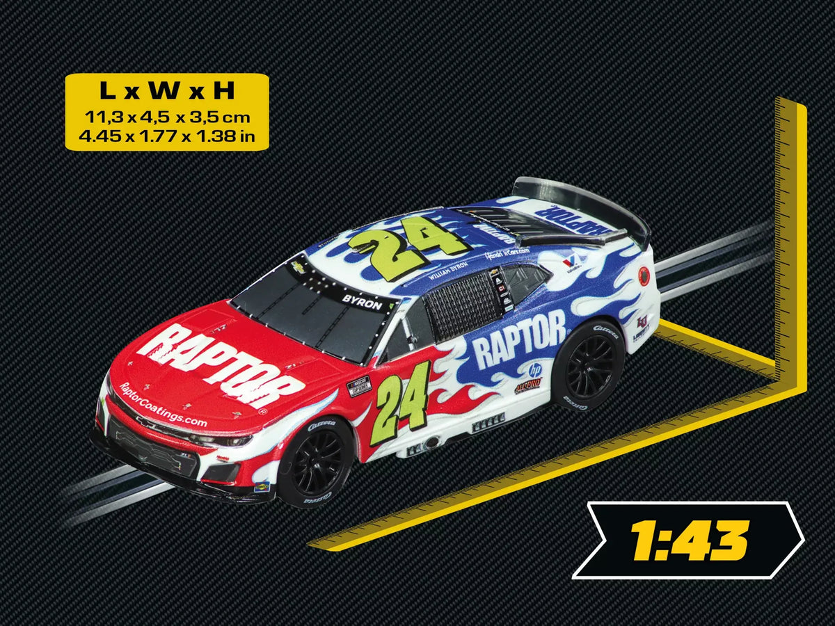Carrera GO!!! | Chevrolet Camaro ZL1 Next Gen | #24 William Byron | 64322 | 1/43 Slot Car