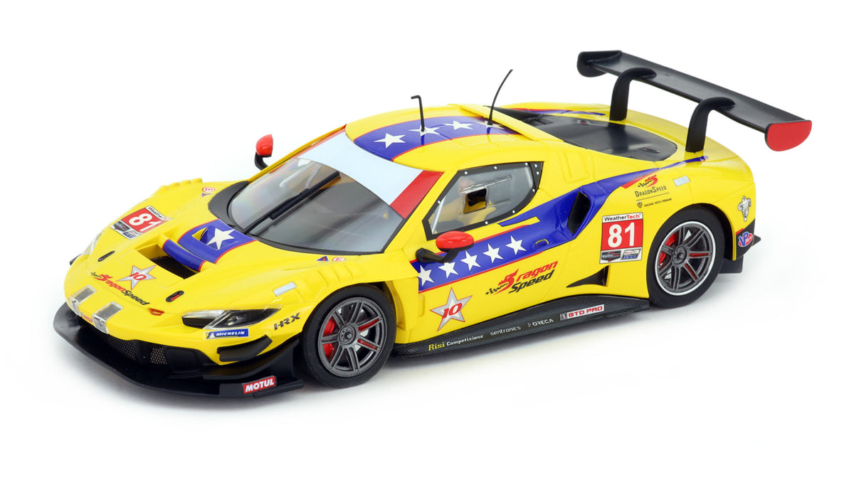 Avant Slot | Ferrari 296 GT3 | #81 DragonSpeed | 52306 | 1/32 Scale Slot Car