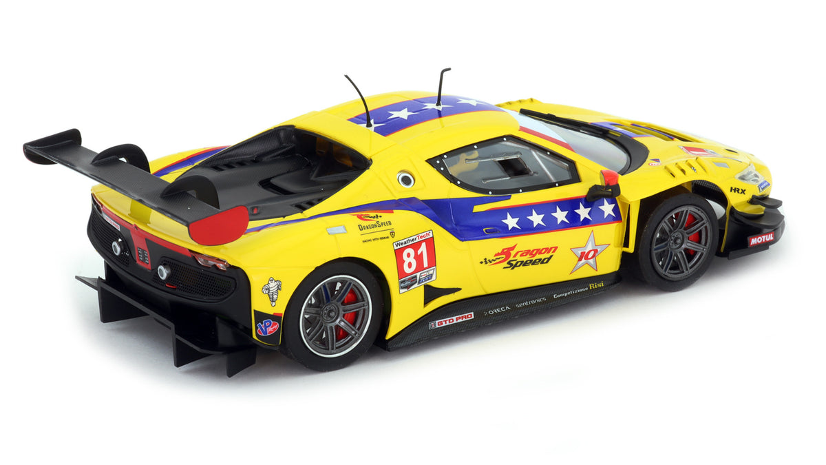 Avant Slot | Ferrari 296 GT3 | #81 DragonSpeed | 52306 | 1/32 Scale Slot Car