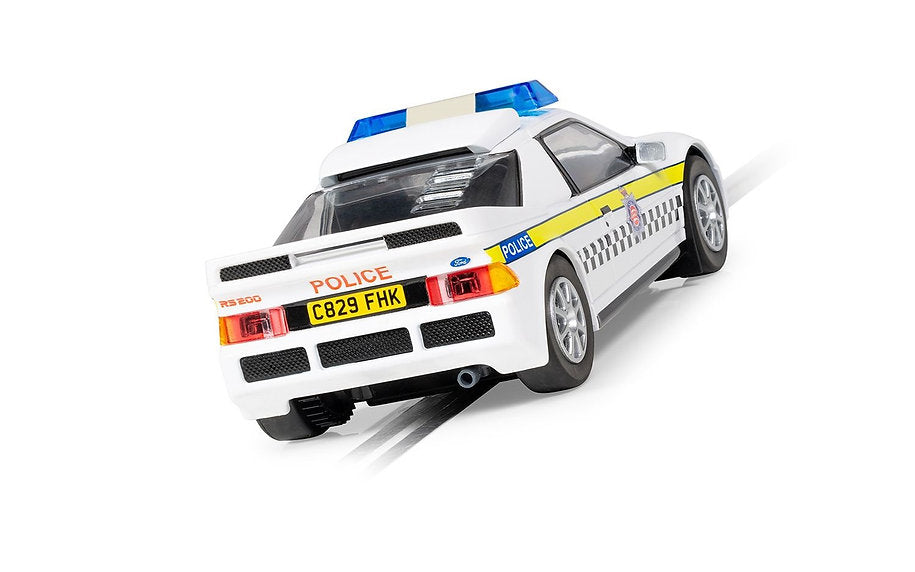 Scalextric | Ford RS200 | Essex Police (UK) | C4341 | 1/32 Scale Slot Car
