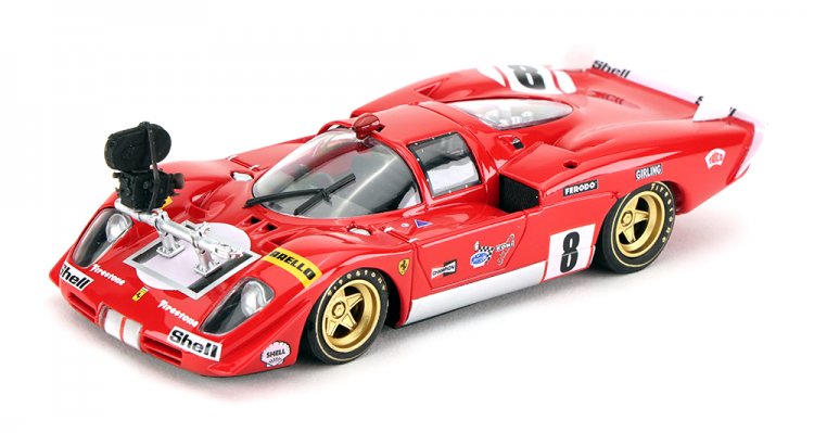 Fly | Ferrari 512 S Coda Lunga | #8 SpA Ferrari SEFAC | Le Mans (1971) | E2064 | 1/32 Slot Car