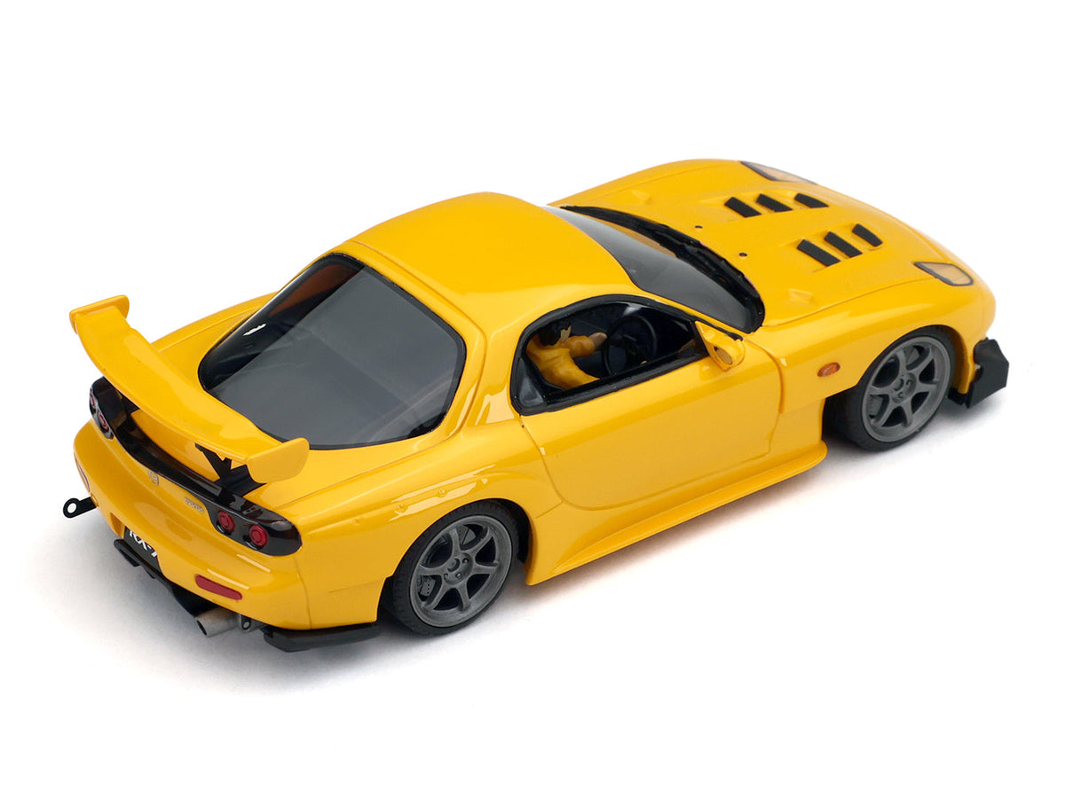 Avant Slot | Mazda RX-7 RE Amemiya (FD) | Yellow | Ranz Collection | JDM01a | 1/32 Scale Slot Car