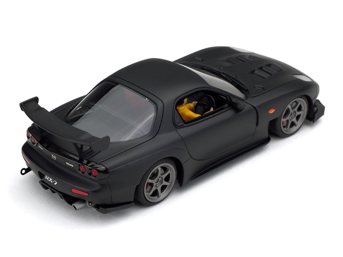 Avant Slot | Mazda RX-7 RE Amemiya (FD) | Matte Black | Ranz Collection | JDM01c | 1/32 Scale Slot Car