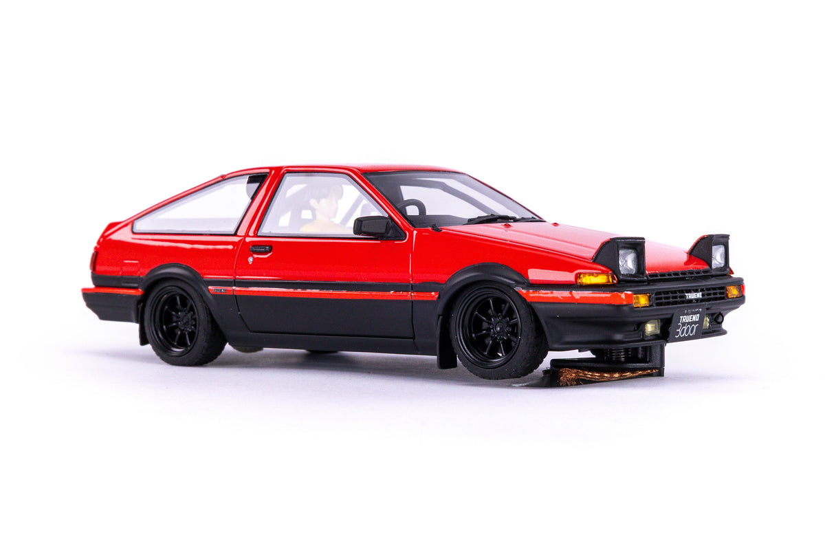 Avant Slot | Toyota Sprinter Trueno GT APEX (AE86) | Red | Ranz Collection | JDM03b | 1/32 Scale Slot Car