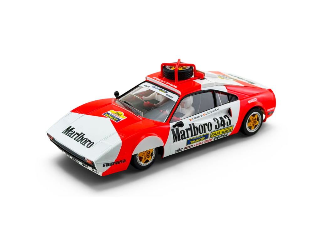 Avant Slot | Ferrari 308 GTB 4V | #343 Marlboro Michelotto | 51411 | 1/32 Scale Slot Car