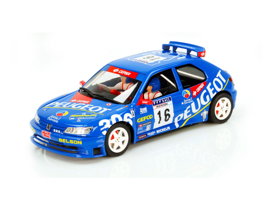 Avant Slot | Peugeot 306 Maxi | #16 Peugeot Sport España | 52806 | 1/32 Scale Slot Car